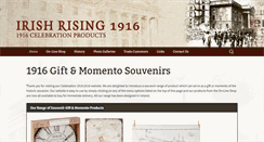 Desktop Screenshot of irishrising1916.com